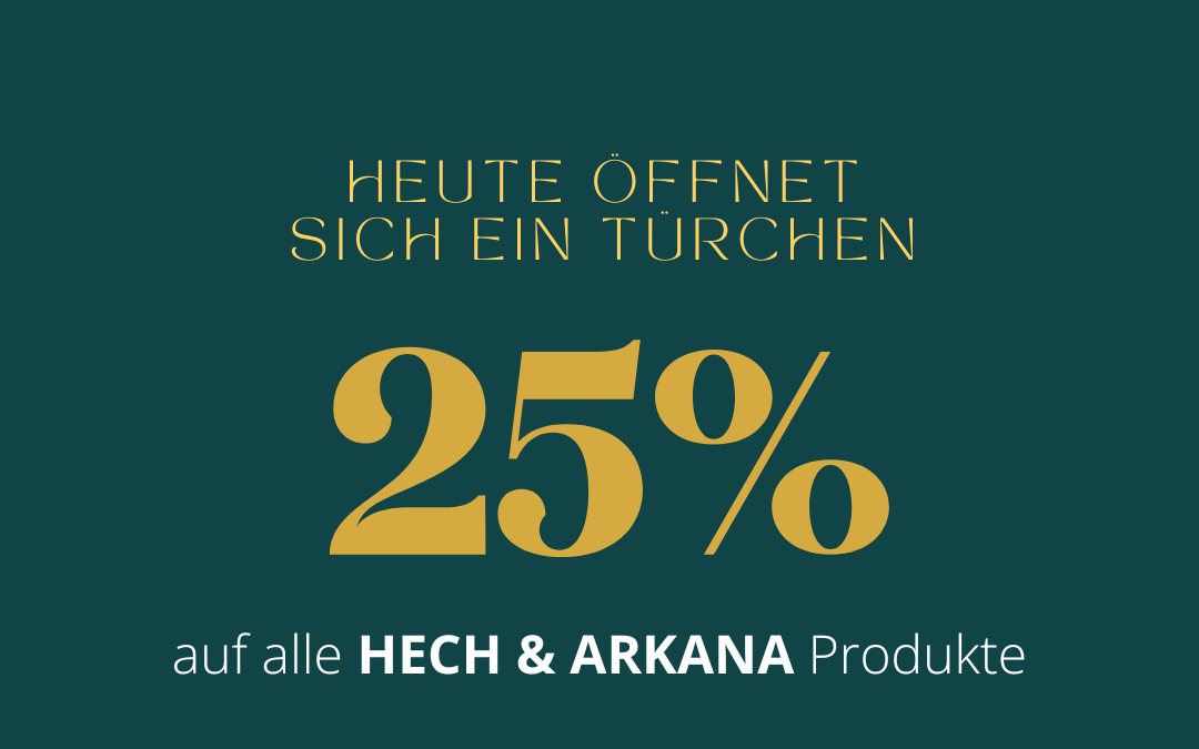 Nikolaus-Special bei MW Derma Solutions: 25 % auf alle HECH® & ARKANA Produkte