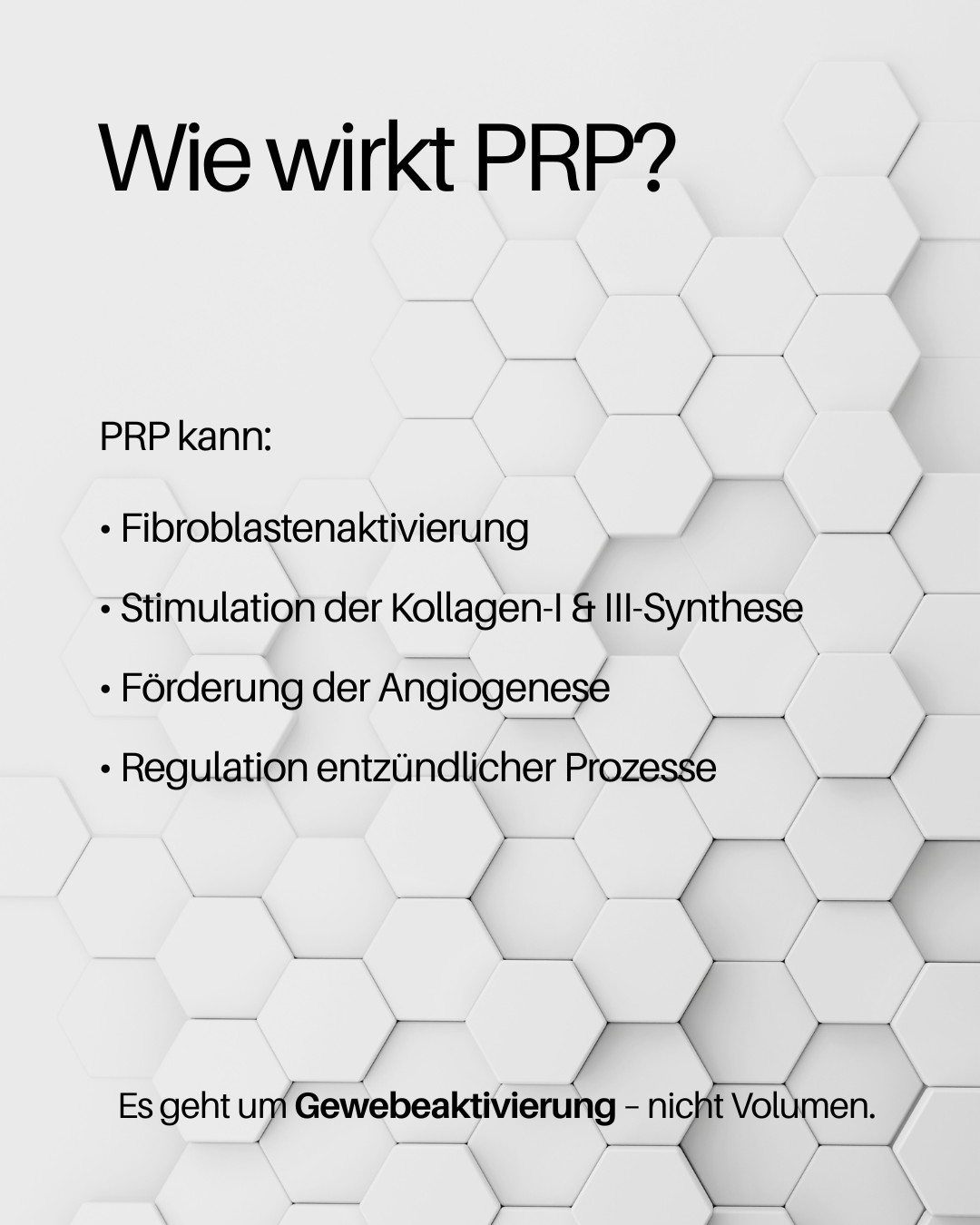 wie wirkt PRP?