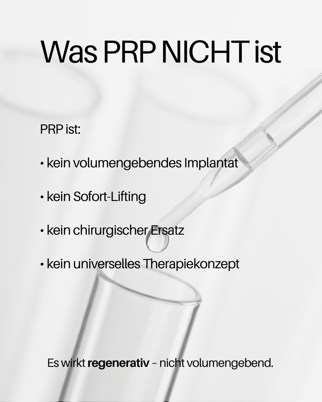 was PRP nicht ist