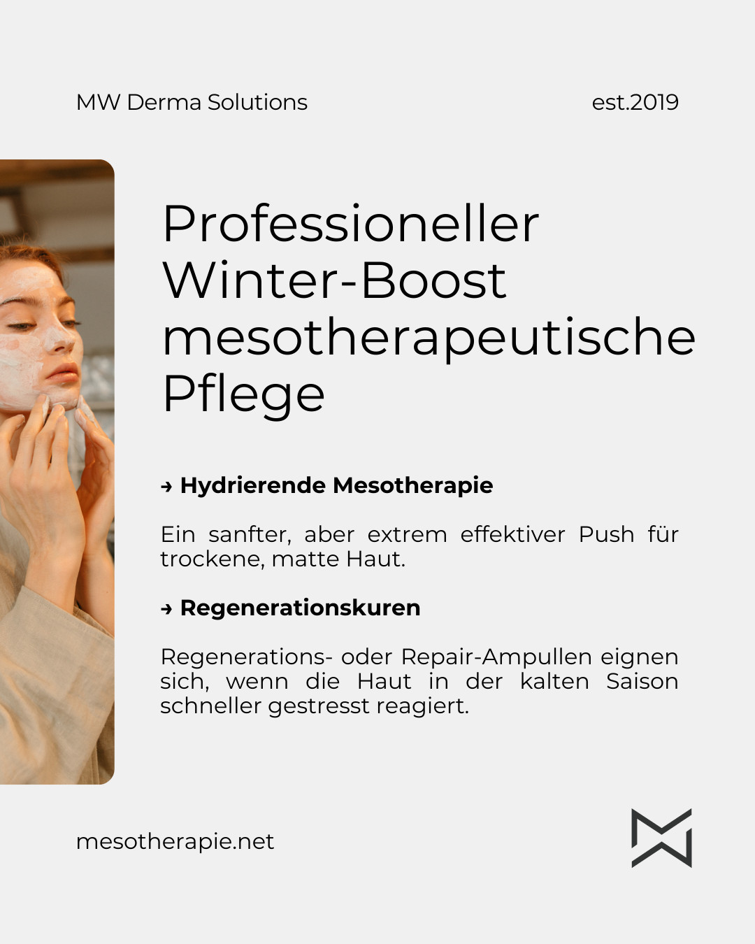 Professioneller Winter-Boost mesotherapeutische Pflege
