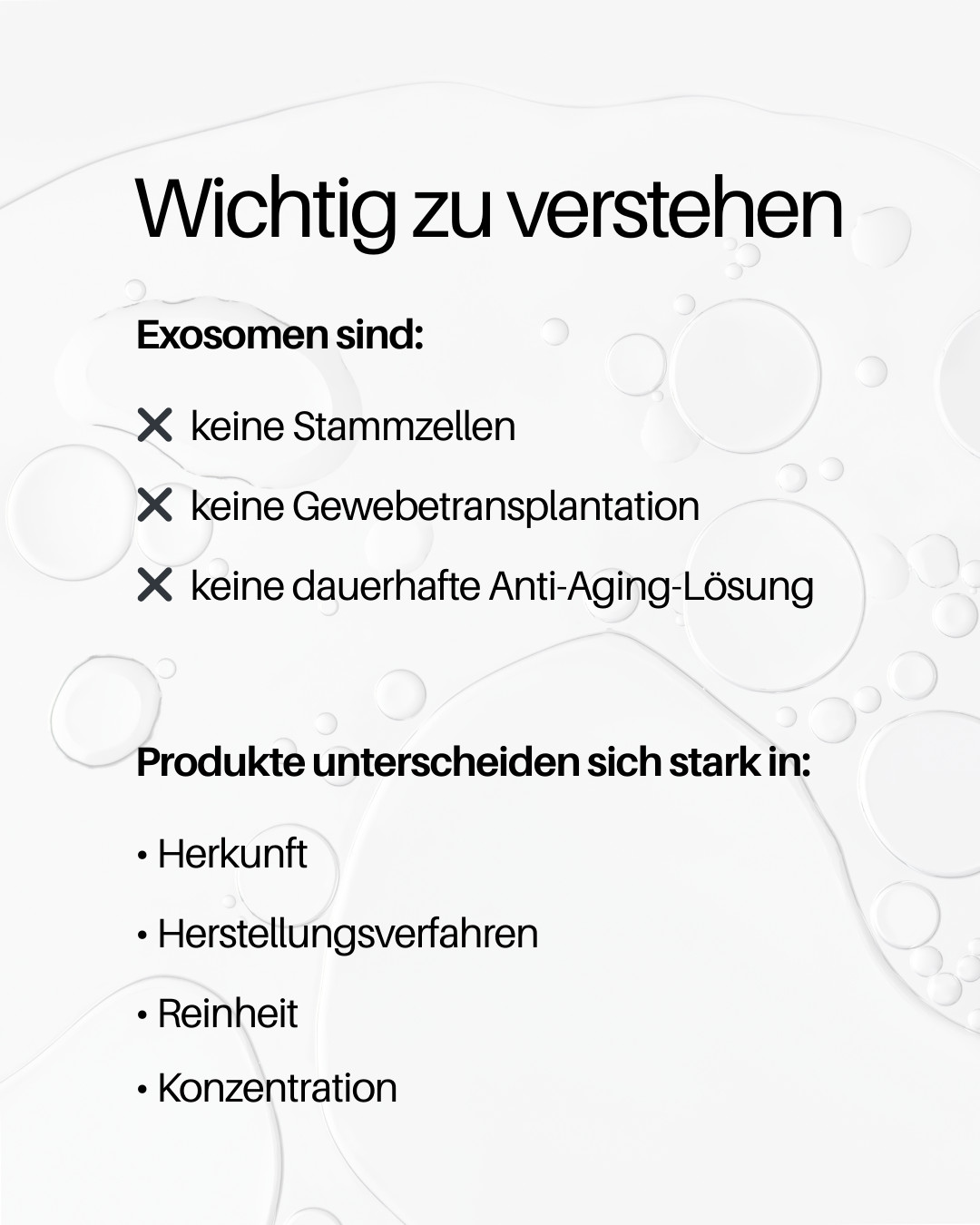 Exosomen - Rolle innerhalb präventiver Ästhetik